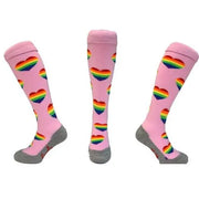 Hingly Rainbow Hearts Socks