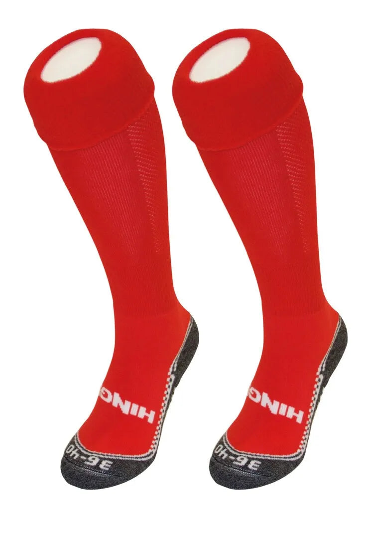 Hingly Plain Red Socks