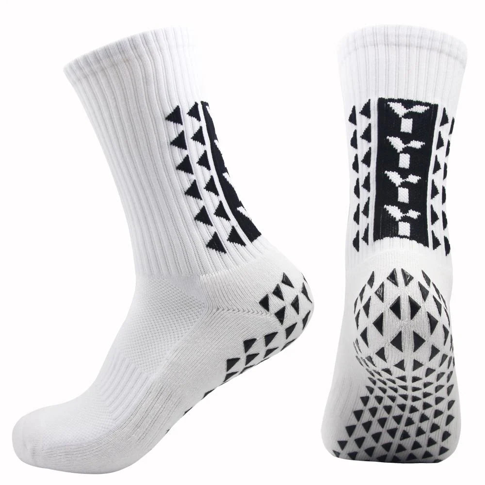 Y1 White Anti-Slip Socks