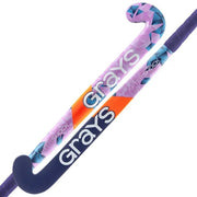 Grays Aftershock Ultrabow Hockey Stick Purple/Blue Junior