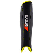 Grays G600 Black/Yellow Hockey Shinguards
