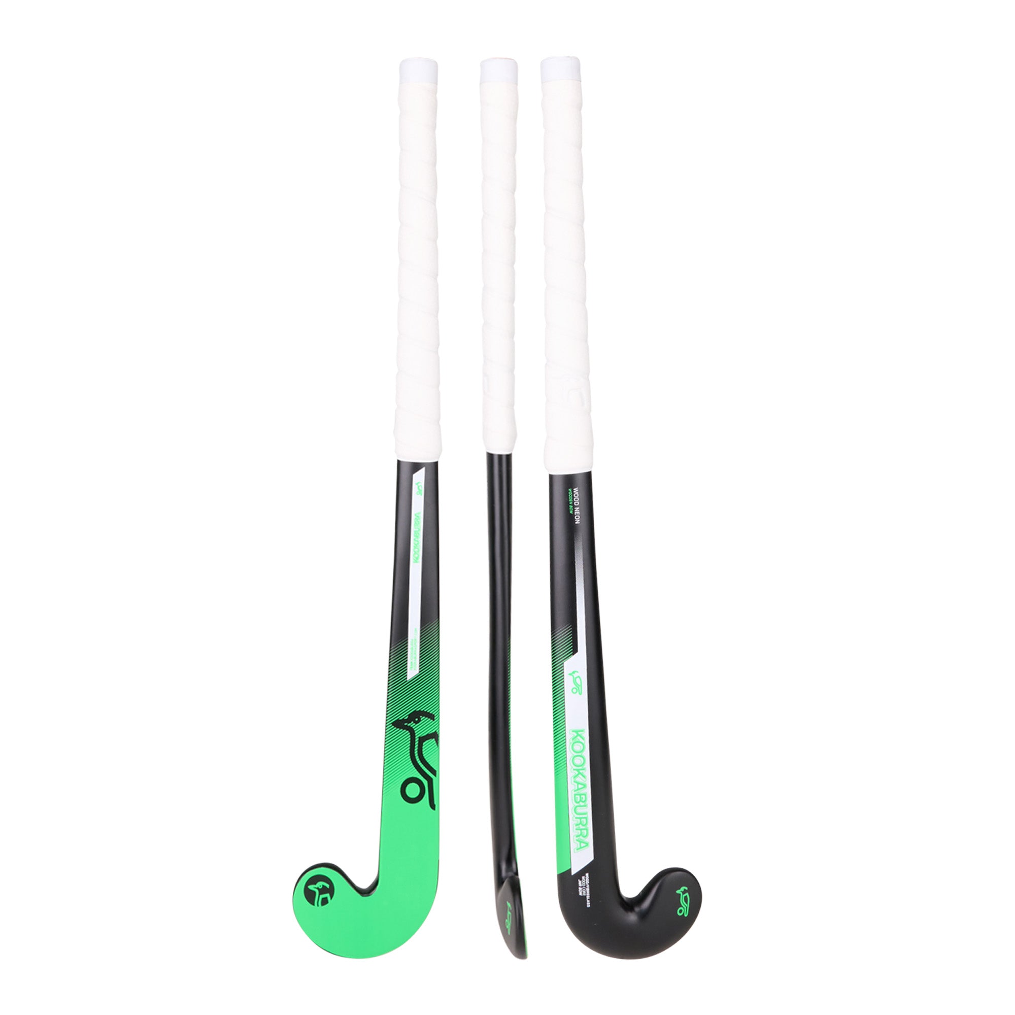 Kookaburra Wood Hockey Stick - Neon Black