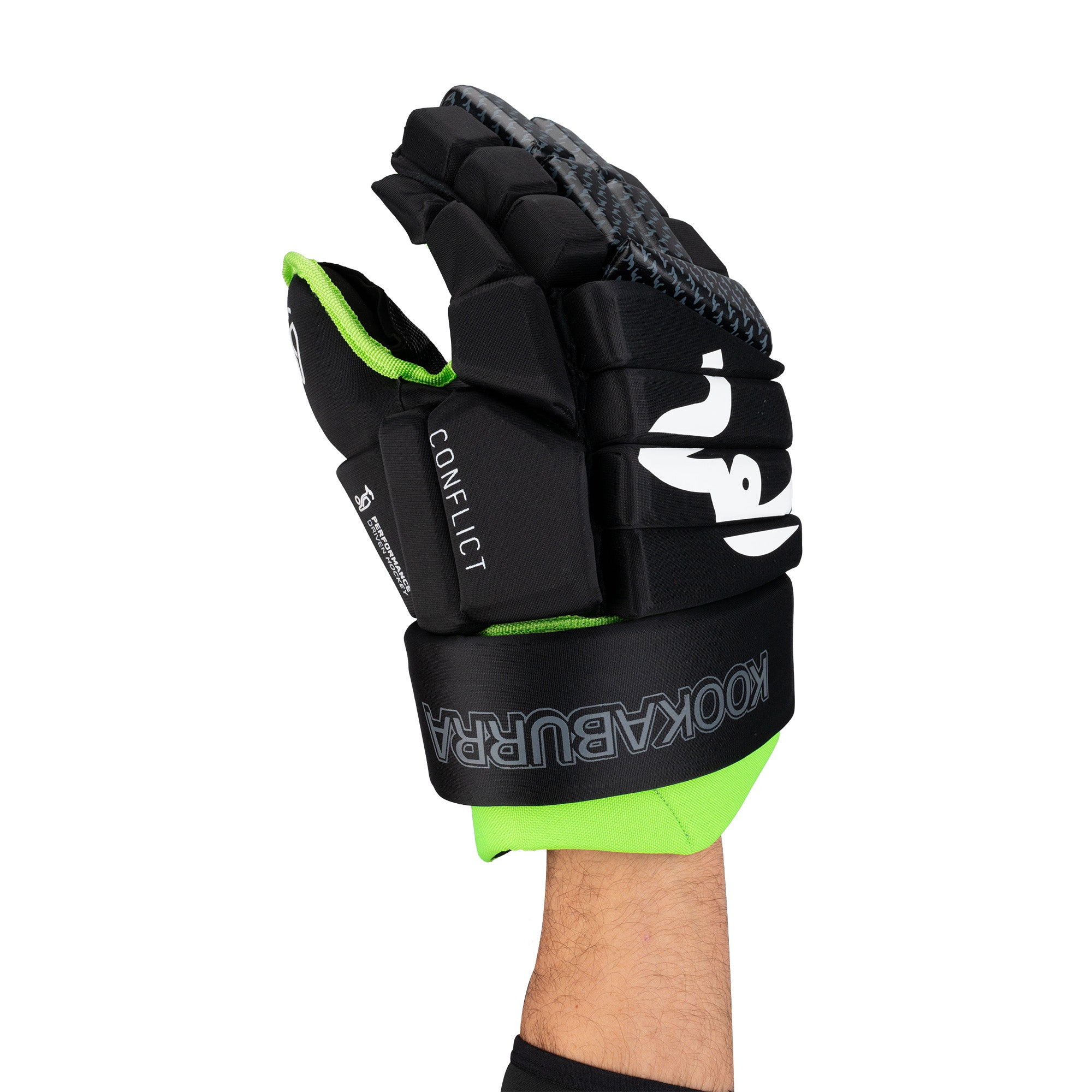 Kookaburra Pro Conflict Black Gloves