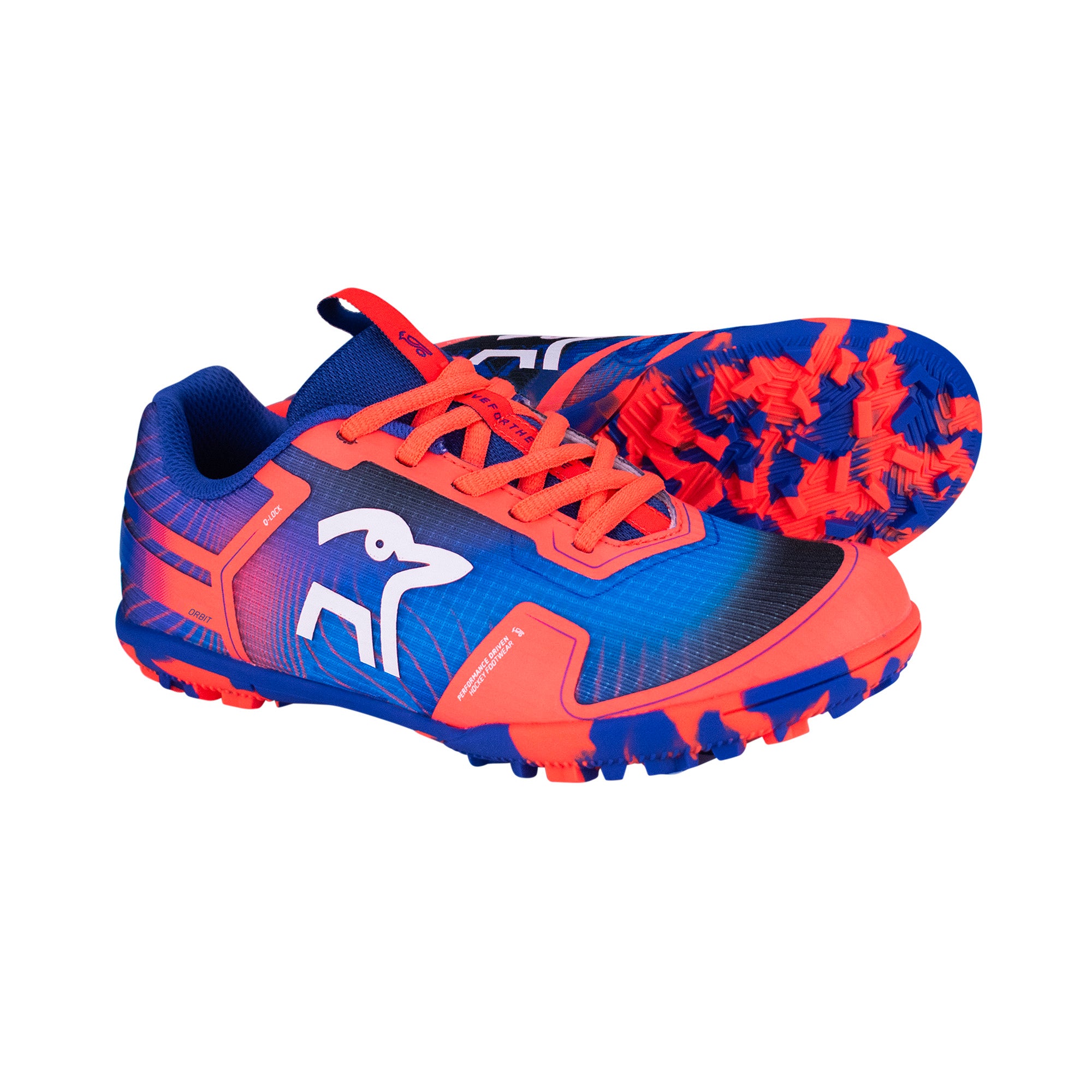 Orbit Junior Hockey Shoe Deep Blue/Coral