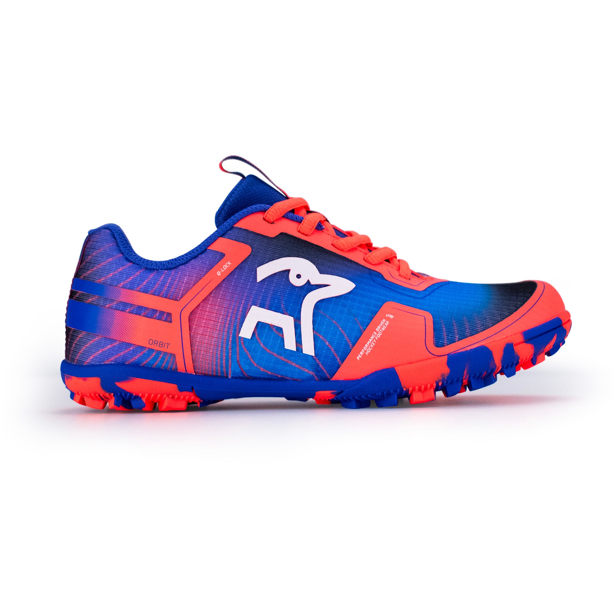 Orbit Junior Hockey Shoe Deep Blue/Coral