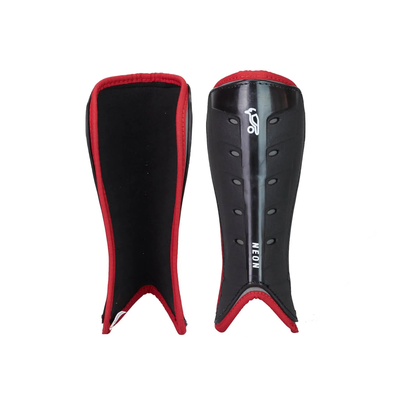 Kookaburra Junior Neon Shinguard Black