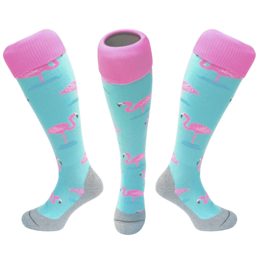 Hingly Flamingo mint Socks