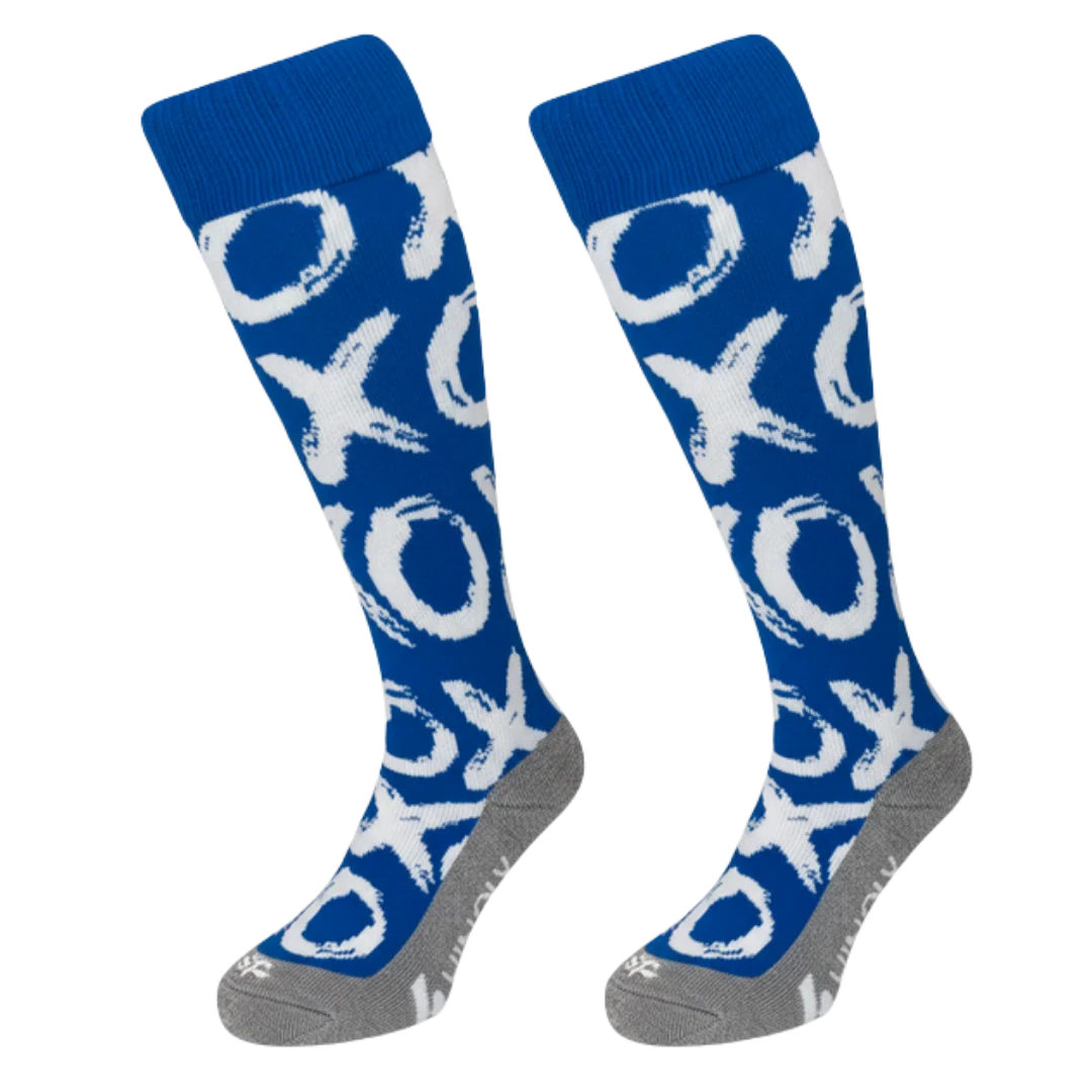 Hingly XOXO Blue Socks