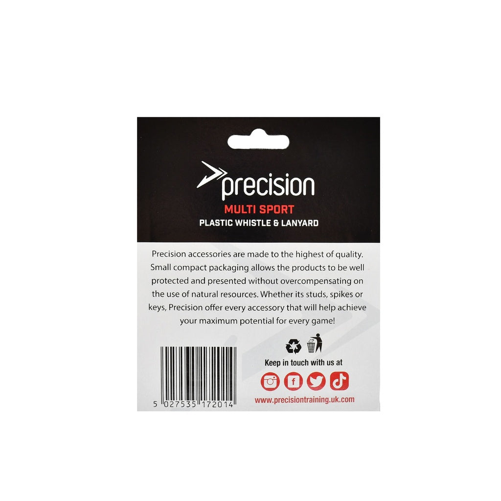 Precision Plastic Whistle & Lanyard