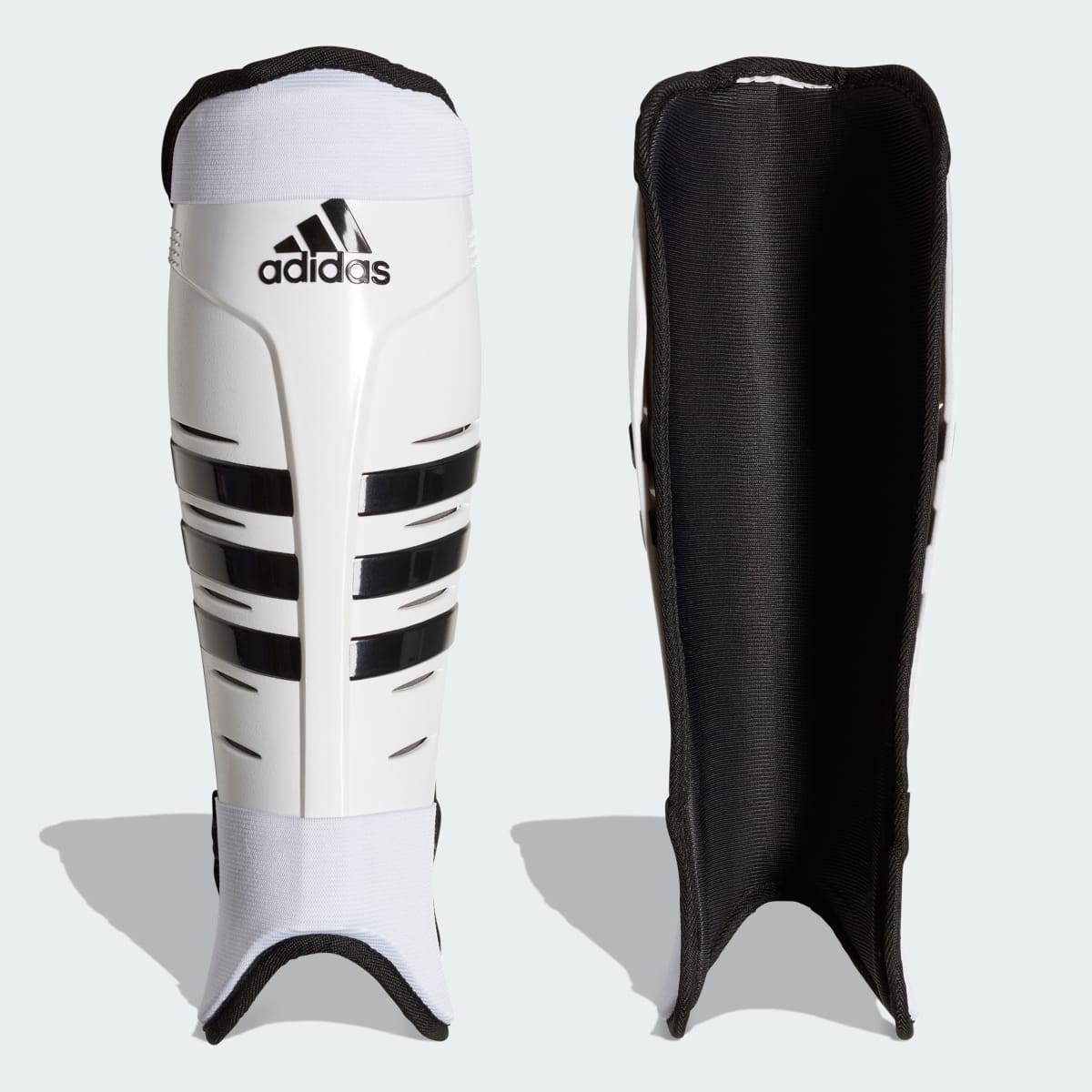 Adidas SG Shinguard - White, front view