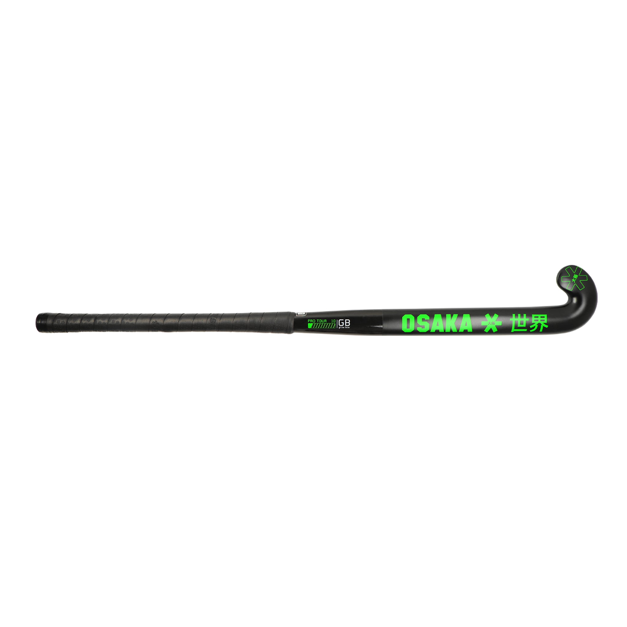 Osaka Field Hockey Stick PRO TOUR 10 - 2.0 GROW BOW ICONIC BLACK