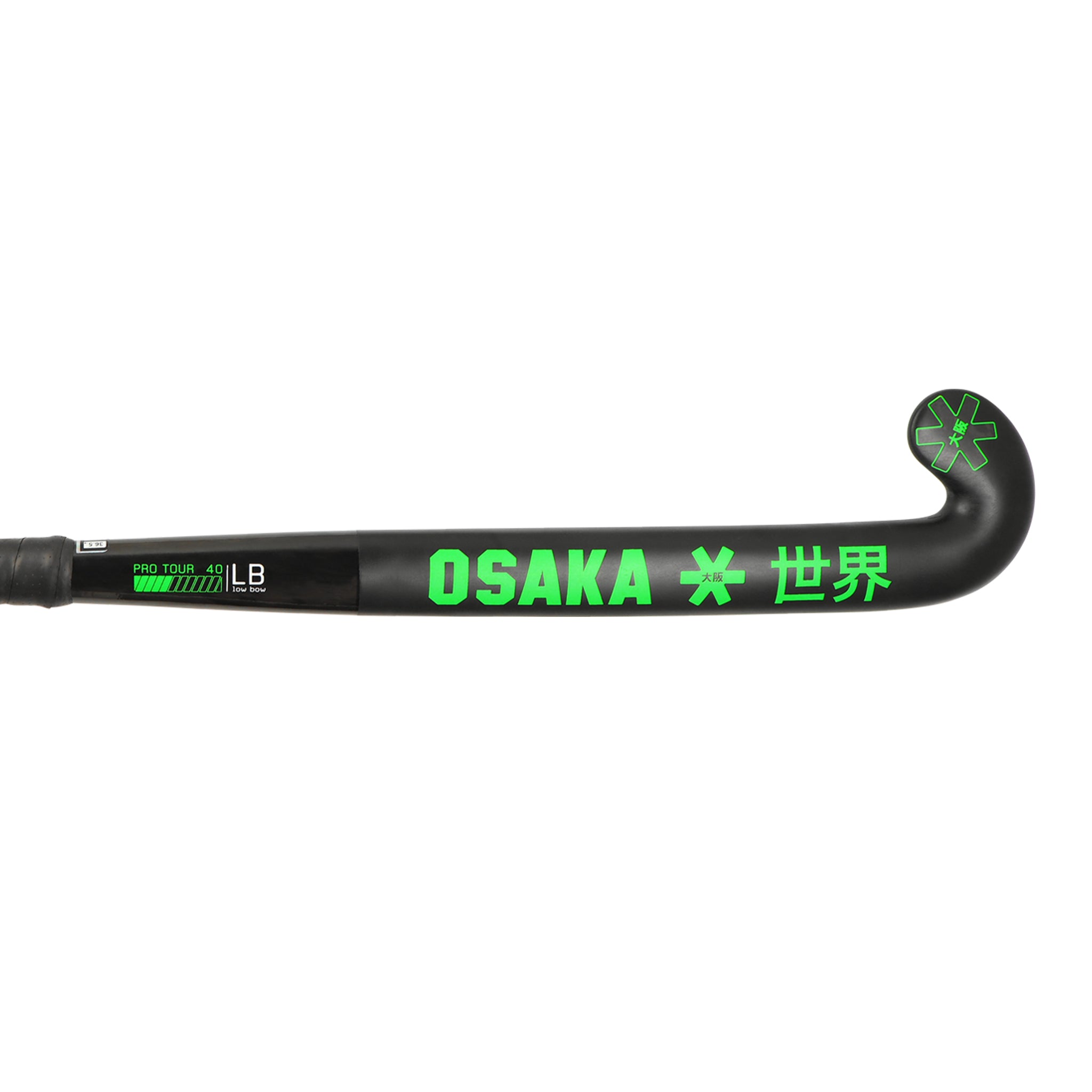 Osaka Field Hockey Stick PRO TOUR 40 - 2.0 LOW BOW ICONIC BLACK
