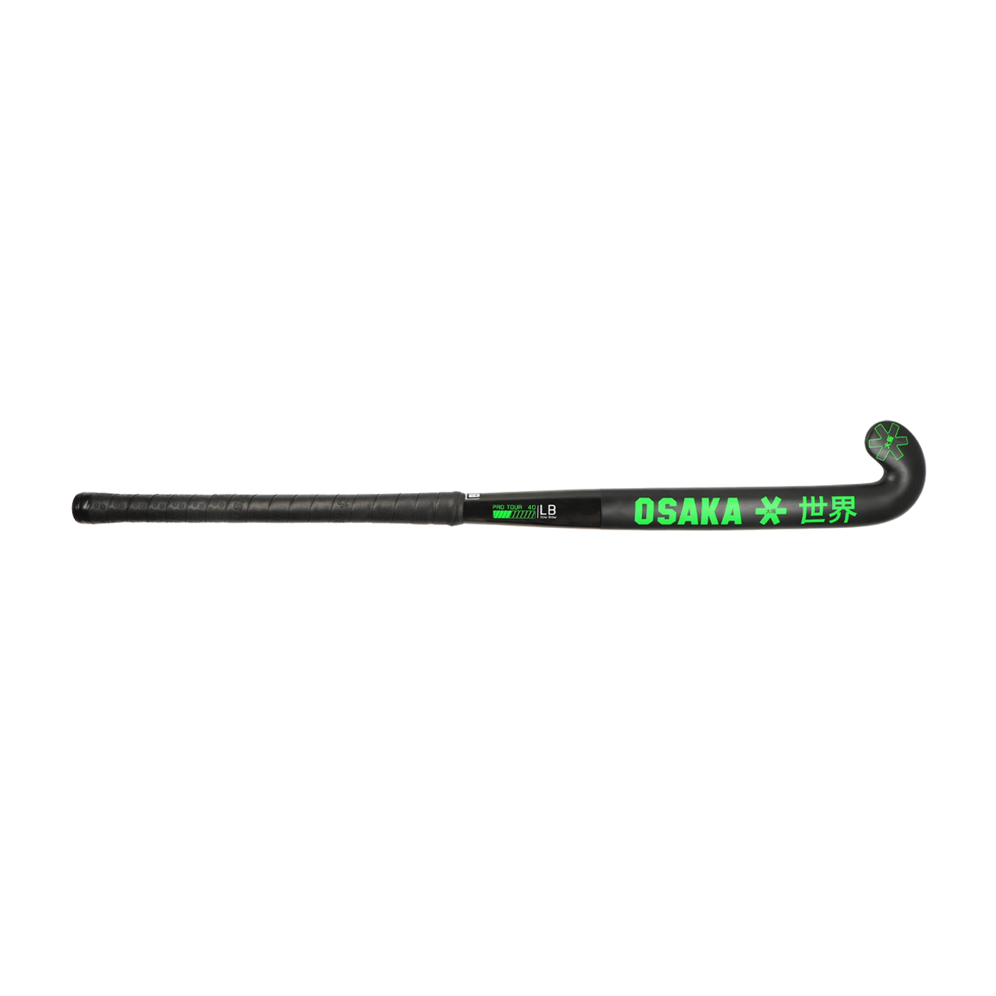 Osaka Field Hockey Stick PRO TOUR 40 - 2.0 LOW BOW ICONIC BLACK