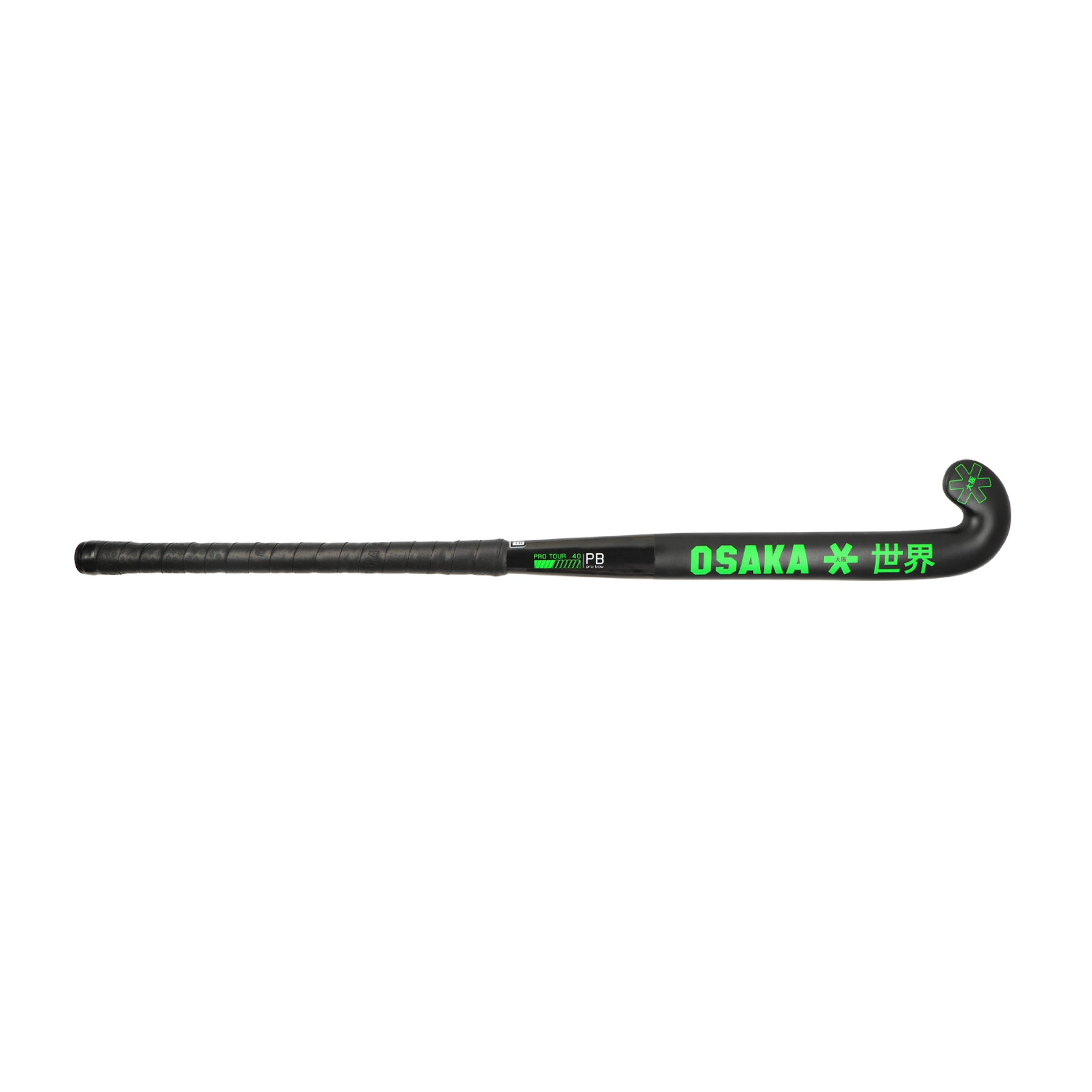 Osaka Field Hockey Stick Pro Tour 40 - Pro Bow | Iconic Black