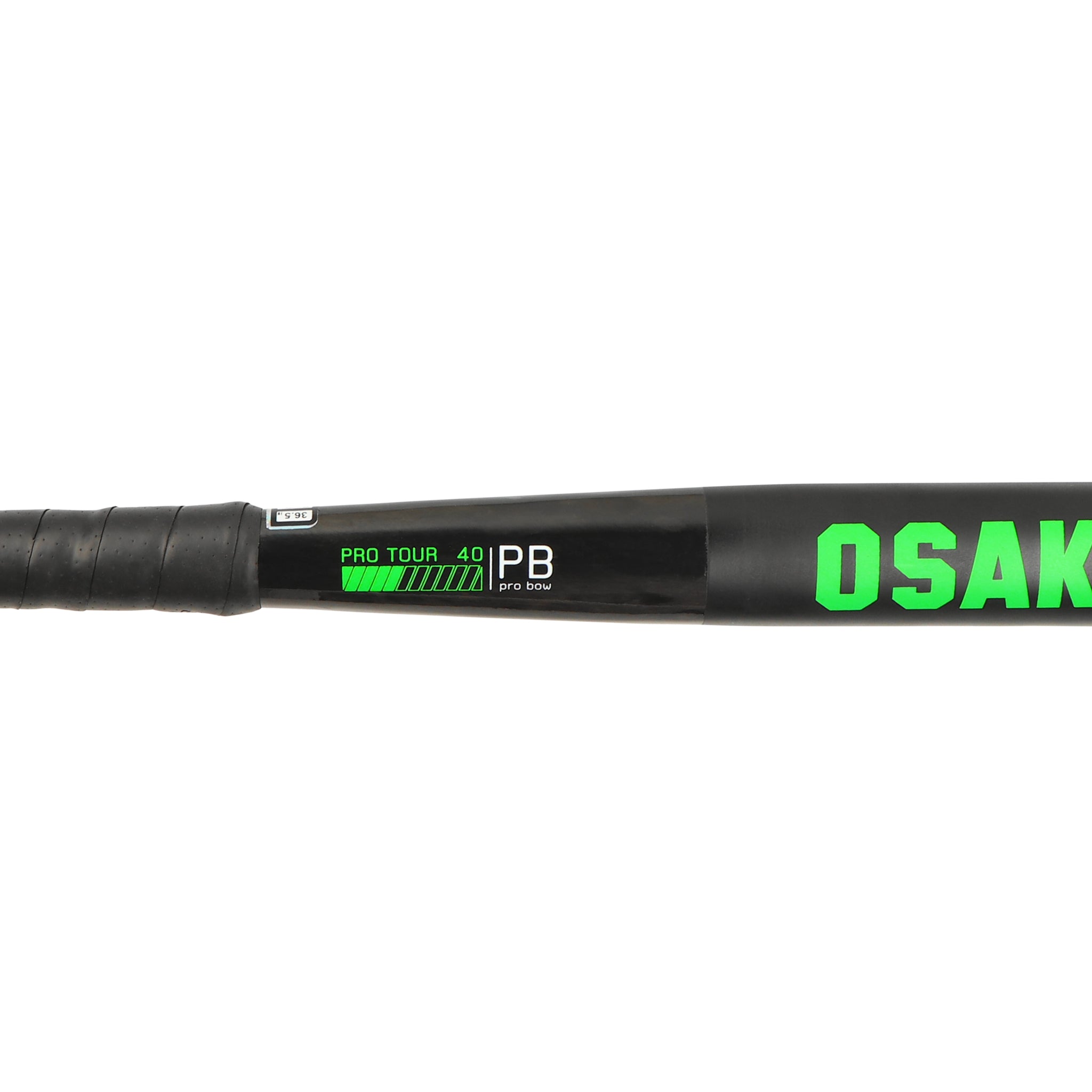 Osaka Field Hockey Stick Pro Tour 40 - Pro Bow | Iconic Black