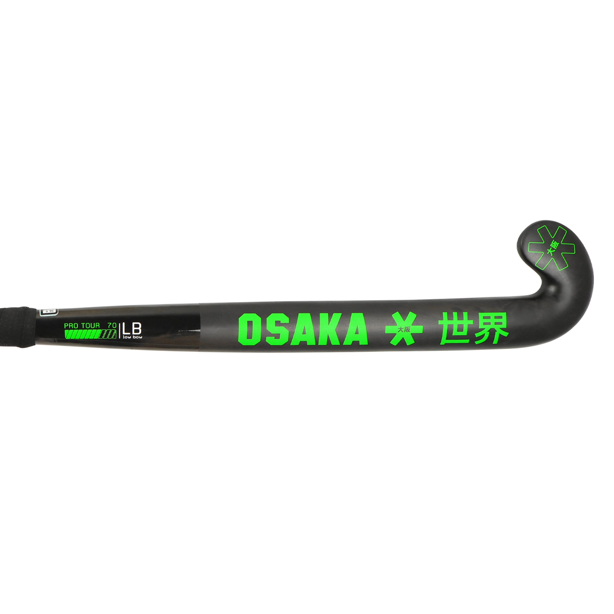 Osaka Field Hockey Stick Pro Tour 70 - Low Bow | Iconic Black