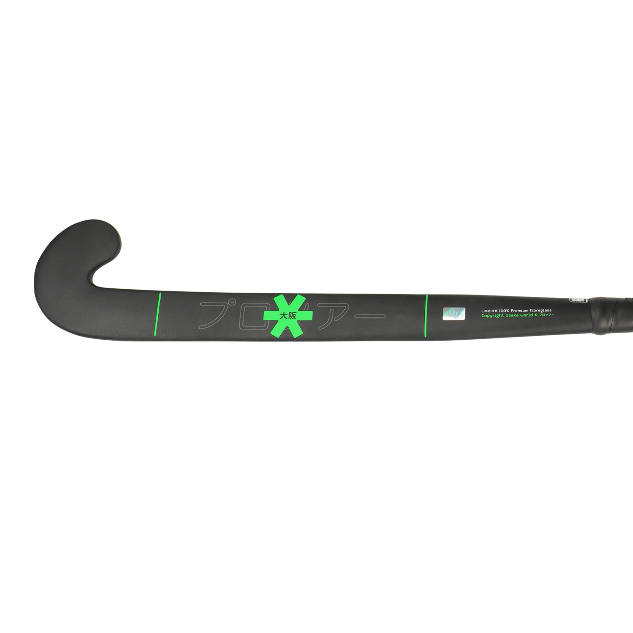 Osaka Field Hockey Stick PRO TOUR GF - 2.0 GROW BOW ICONIC BLACK