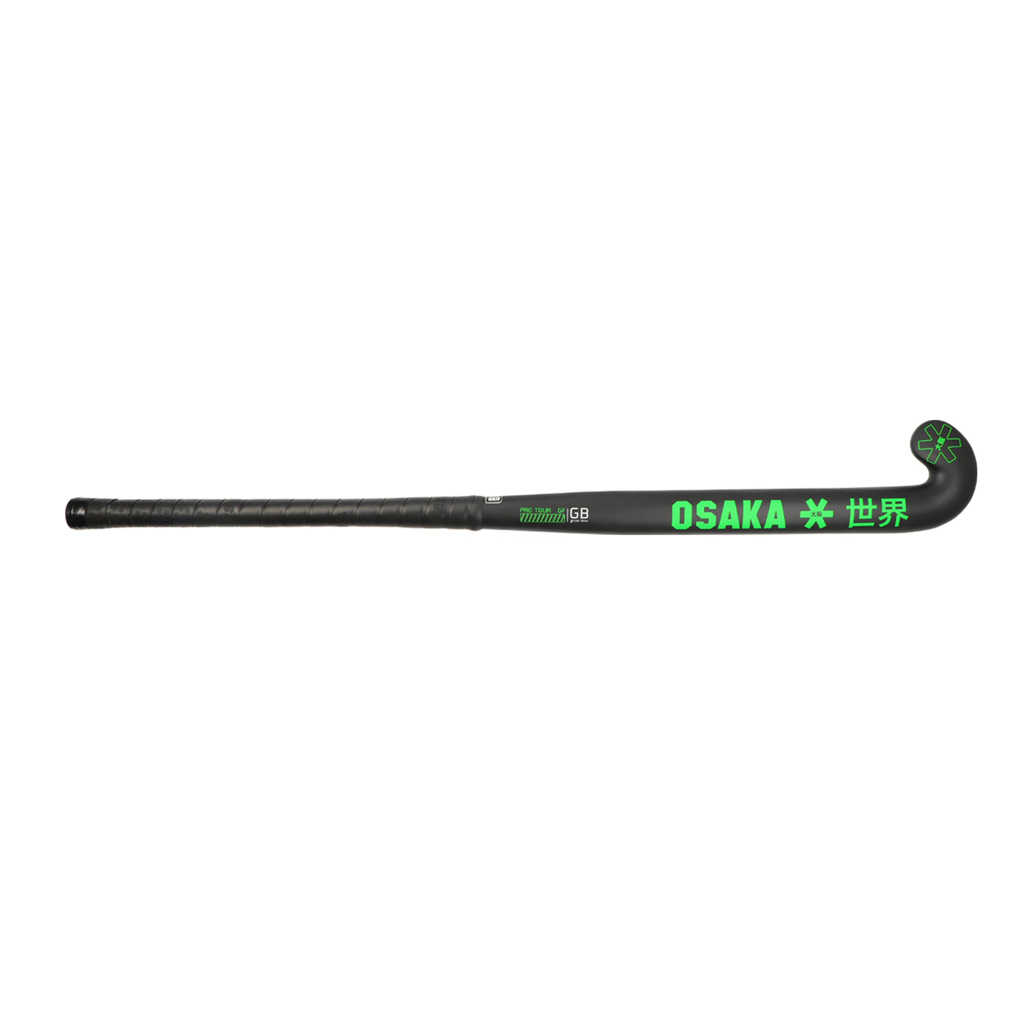 Osaka Field Hockey Stick PRO TOUR GF - 2.0 GROW BOW ICONIC BLACK