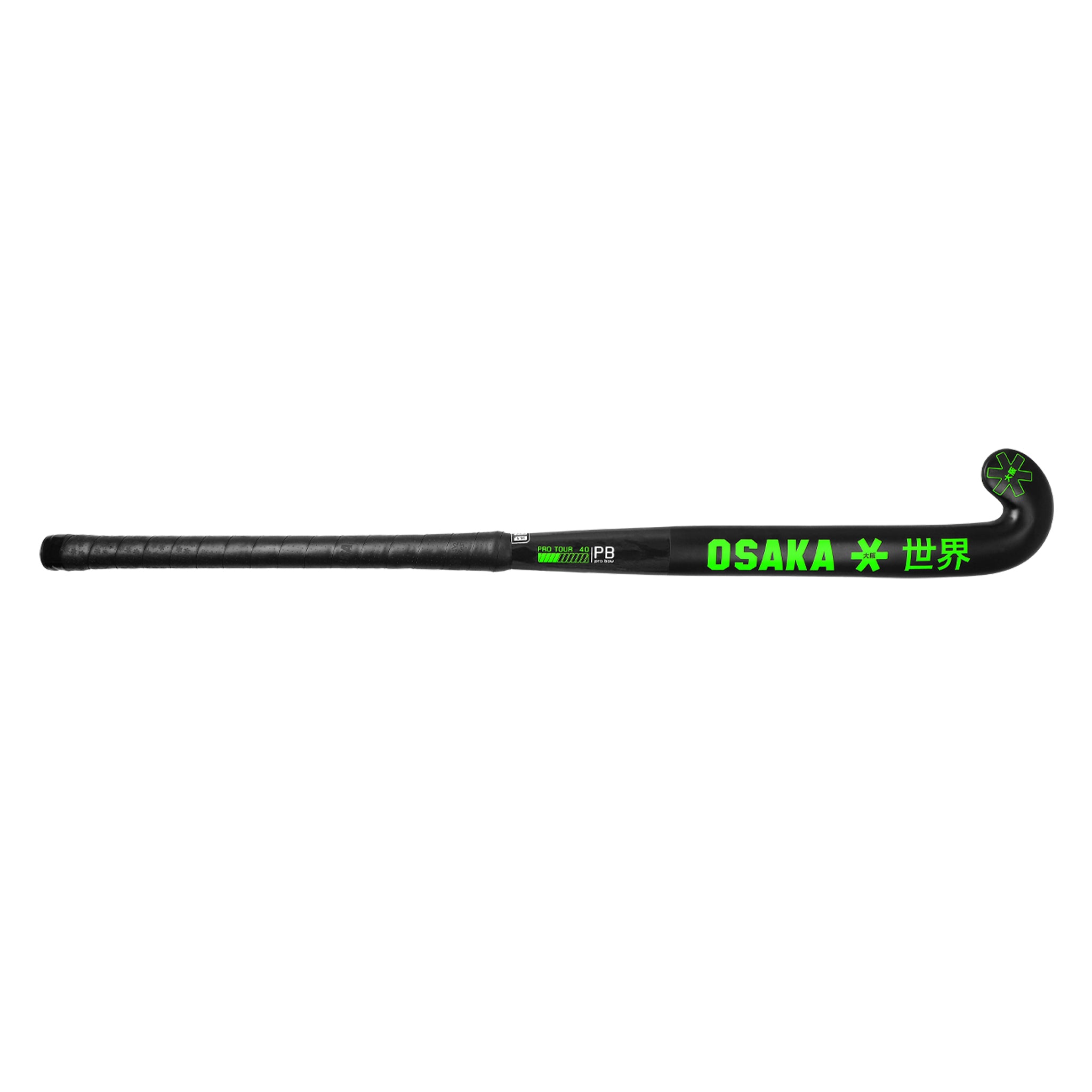 Osaka Field Hockey Stick PRO TOUR 40-PRO BOW-2.0 LTD WHITE ICONIC BLACK