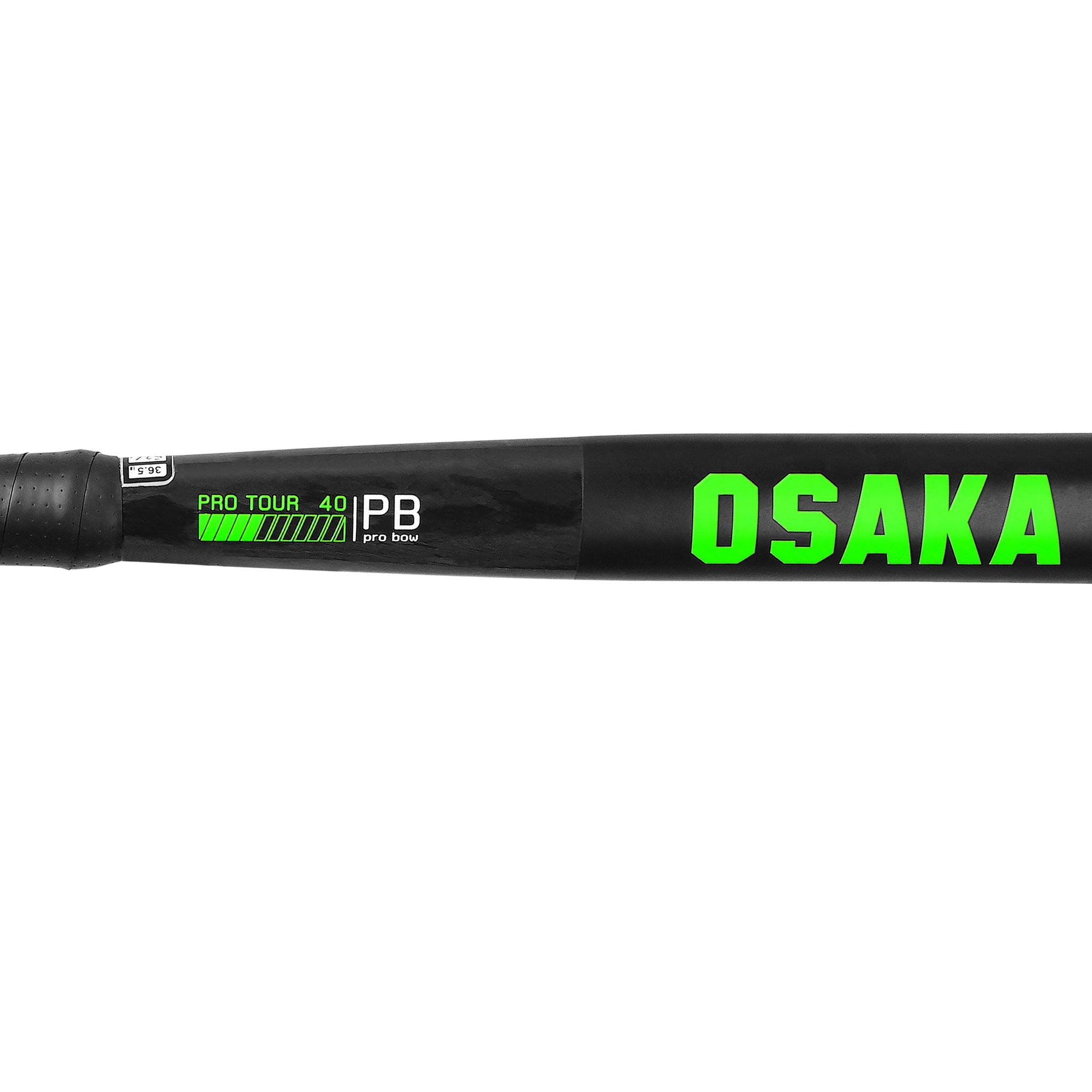 Osaka Field Hockey Stick PRO TOUR 40-PRO BOW-2.0 LTD WHITE ICONIC BLACK
