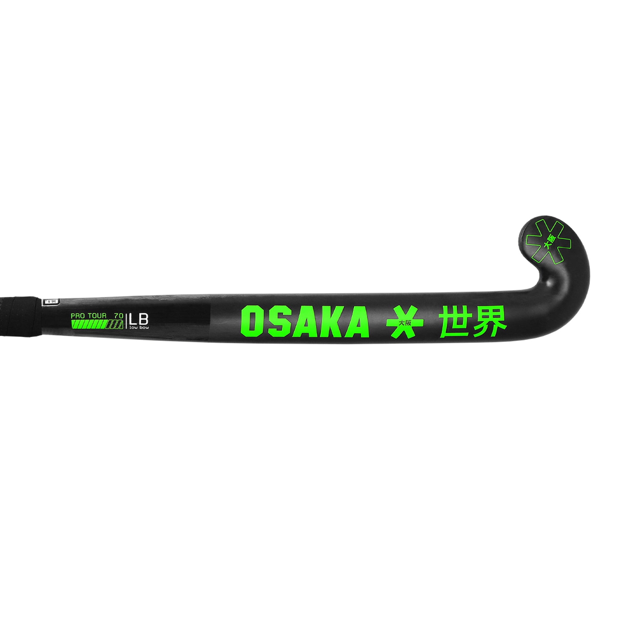 Osaka Field Hockey Stick PRO TOUR 70-LOW BOW-2.0 LTD WHITE ICONIC BLACK