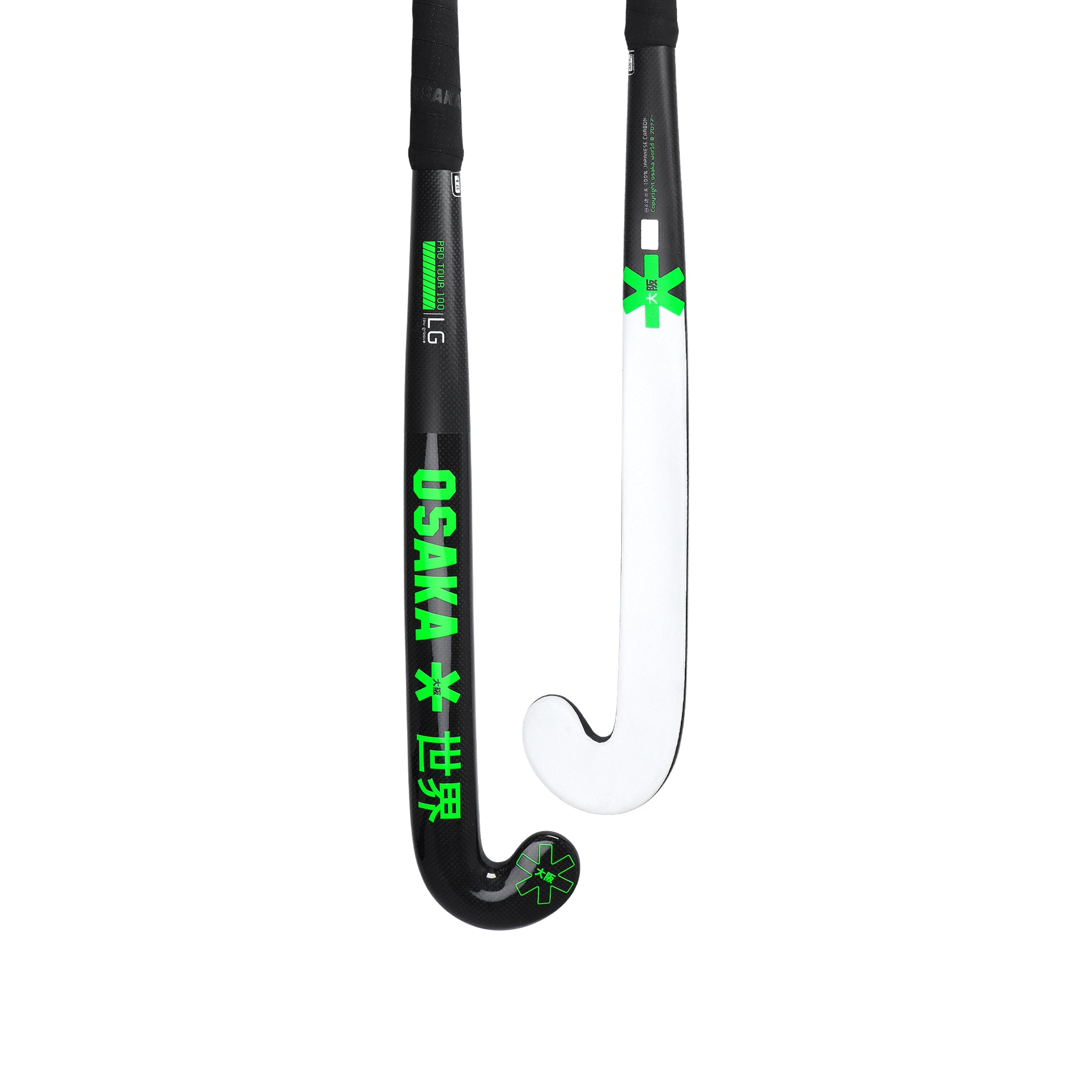 Osaka Field Hockey Stick PRO TOUR 100-LOW GROOVE-2.0 LTD WHI ICONIC BLACK