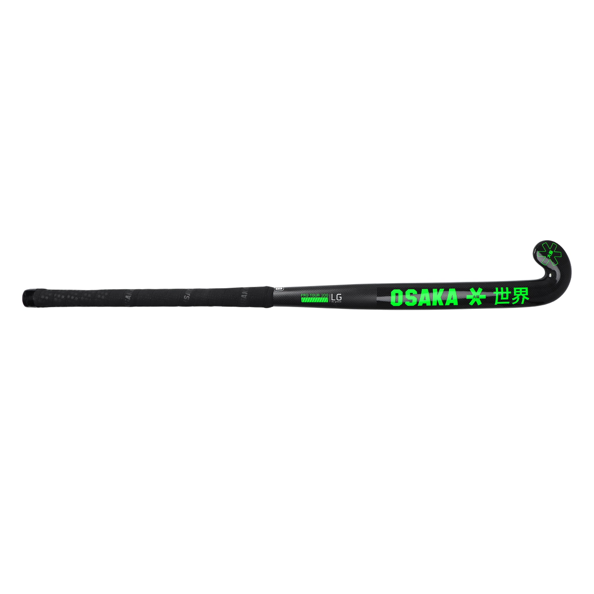 Osaka Field Hockey Stick PRO TOUR 100-LOW GROOVE-2.0 LTD WHI ICONIC BLACK