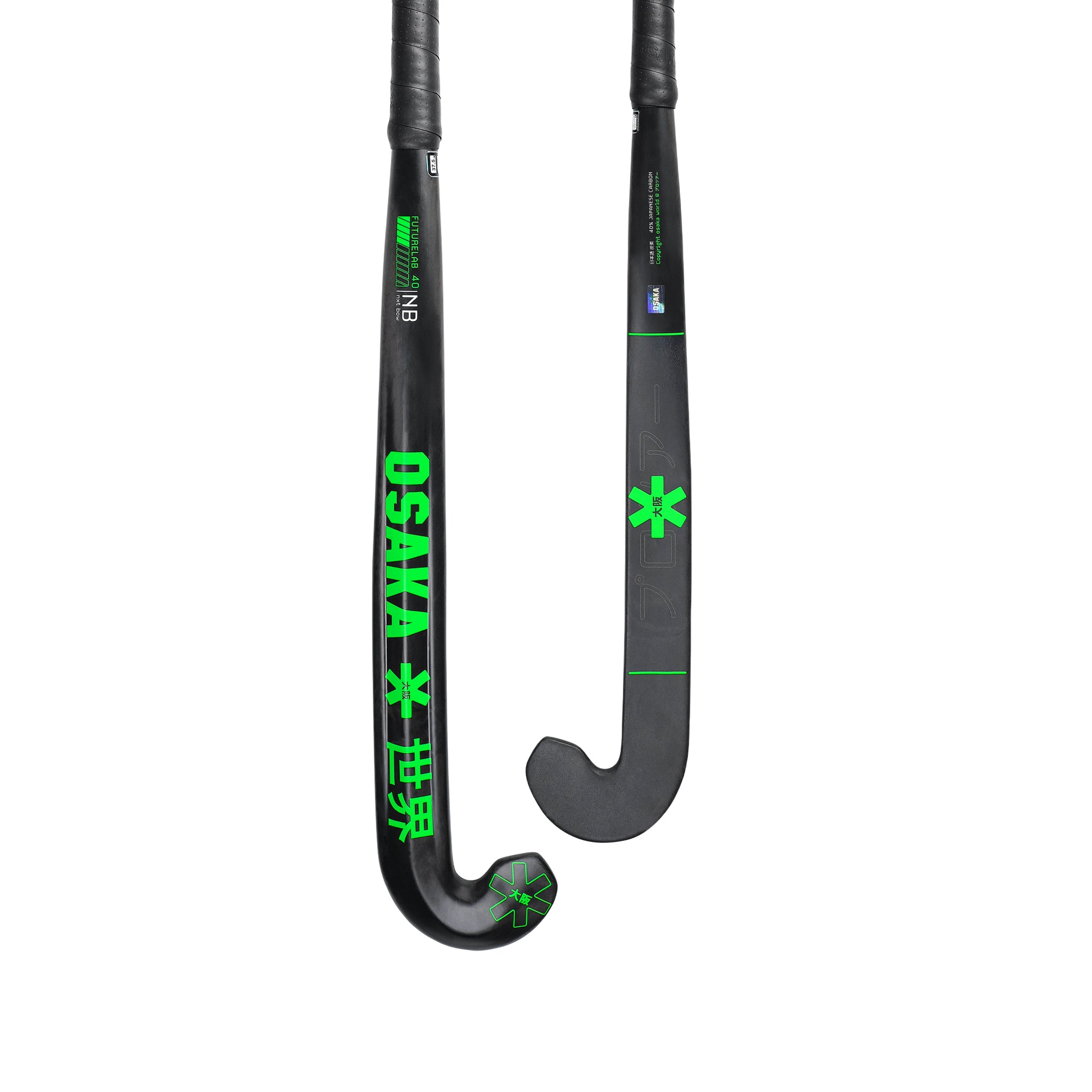Osaka Field Hockey Stick Pro Bow 40 - FutureLab | Iconic Black