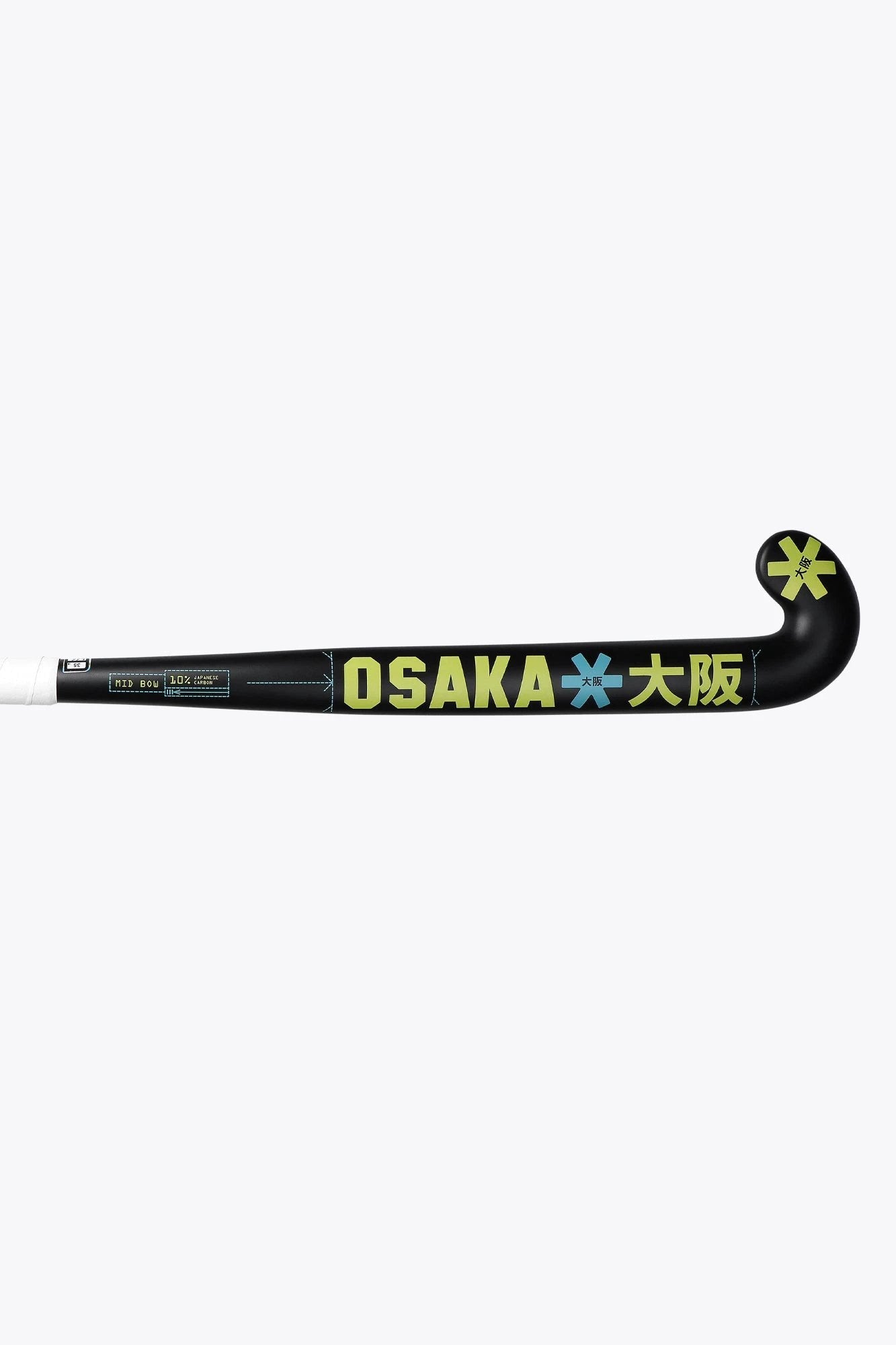 Osaka Field Hockey Stick MID BOW 10 SHARP GREEN-ORCHID