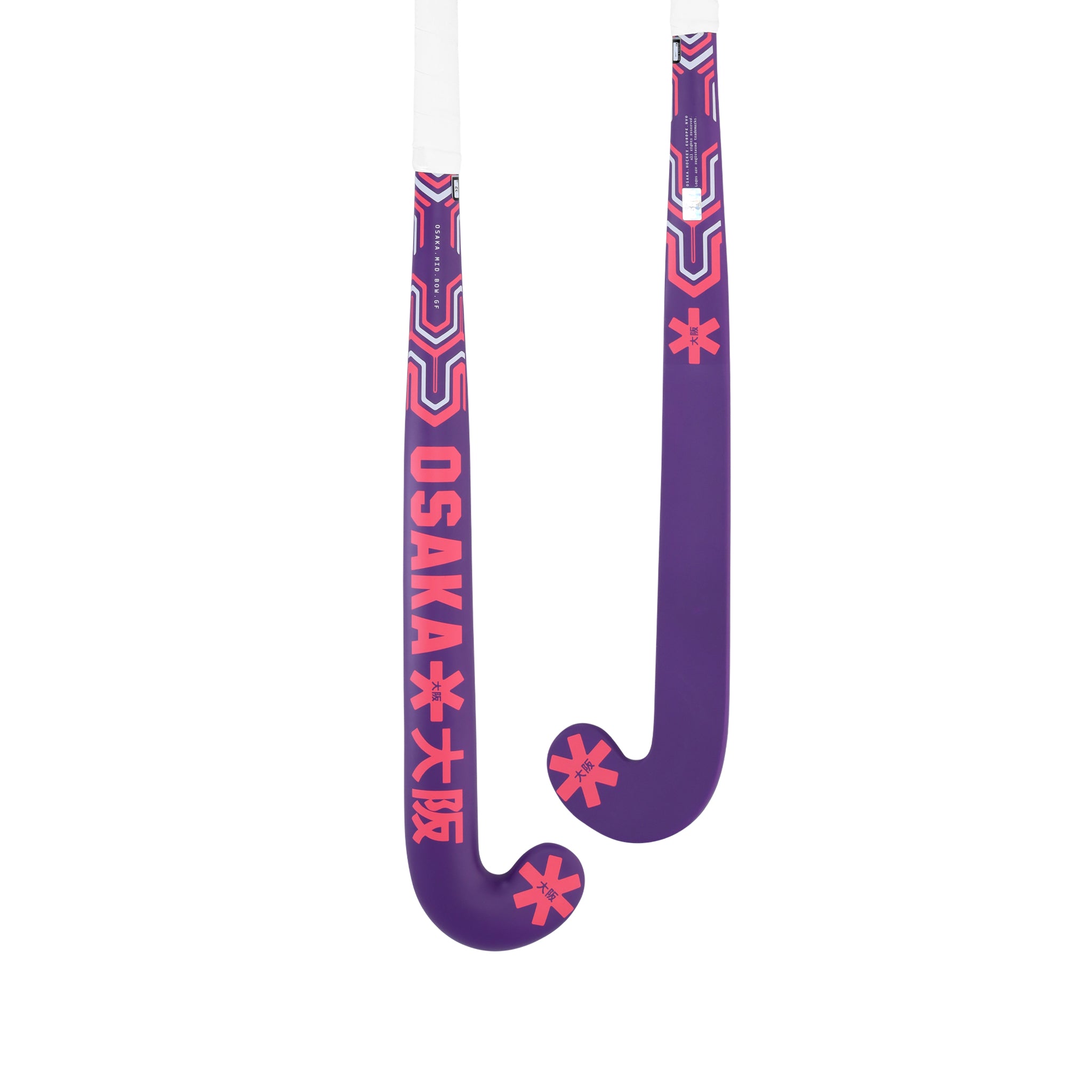Osaka Field Hockey Stick MID BOW GF ROYAL PURPLE