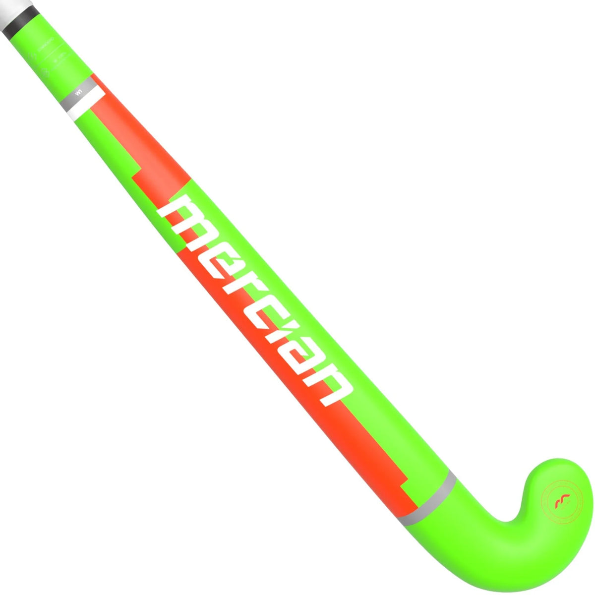 Mercian Genesis W1 Junior Wooden Hockey Stick - Neon/Orange
