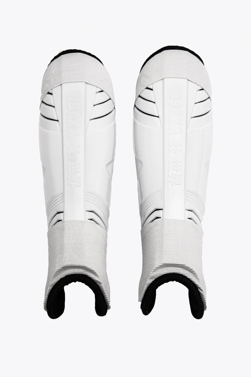 Osaka Hockey Shinguard | White Black