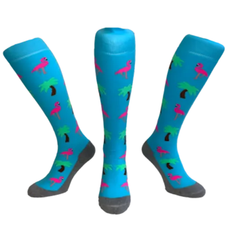Hingly Flamingo Palmtree Socks