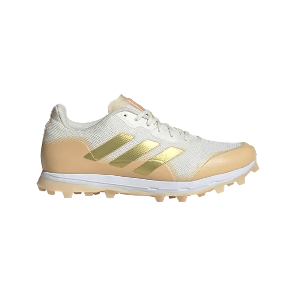 Adidas Fabela Zone Hockey Shoe (2025) - Champagne White