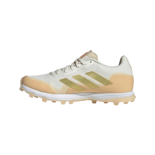 Adidas Fabela Zone Hockey Shoe (2025) - Champagne White