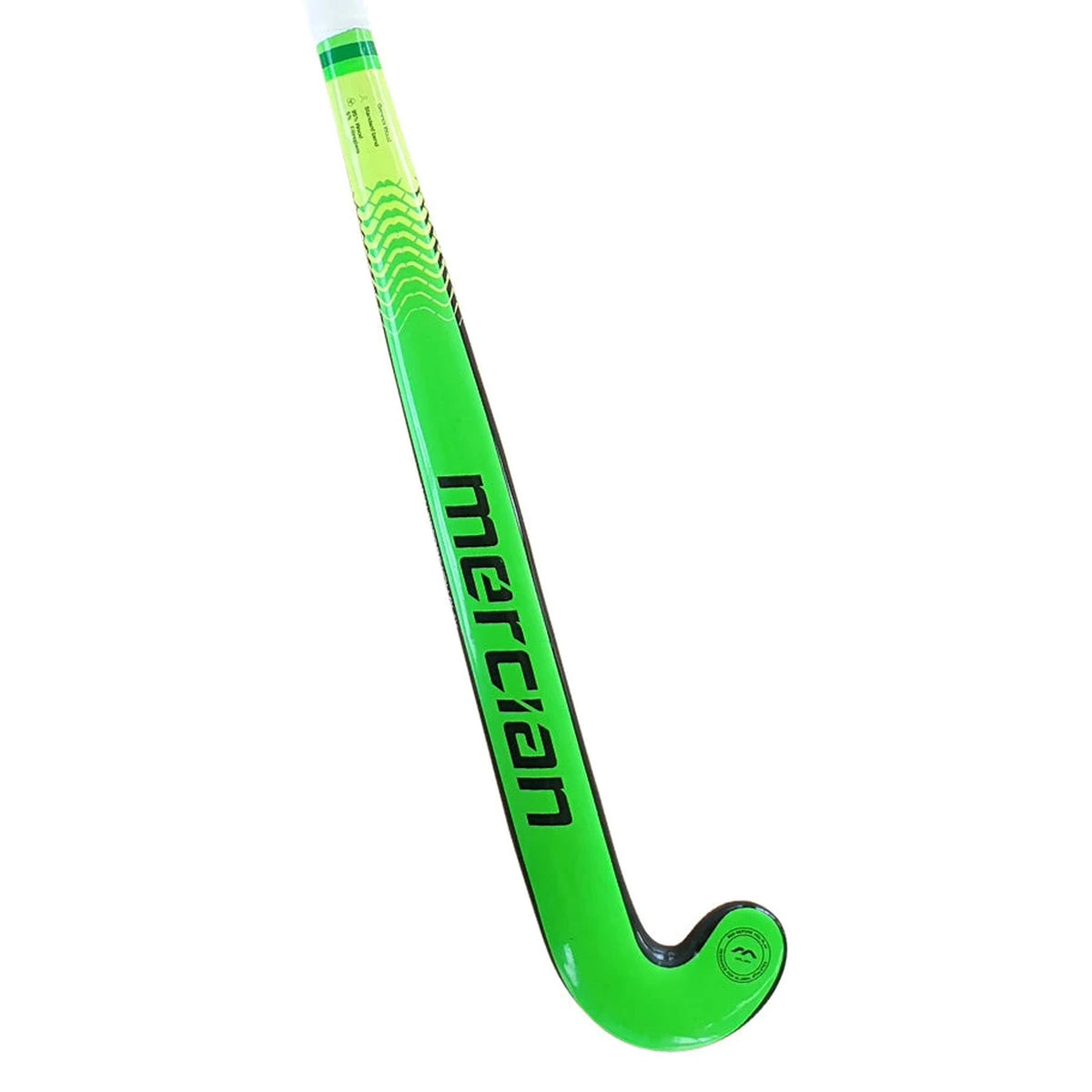 Mercian Genesis W1 Junior Wooden Hockey Stick - Black/Green