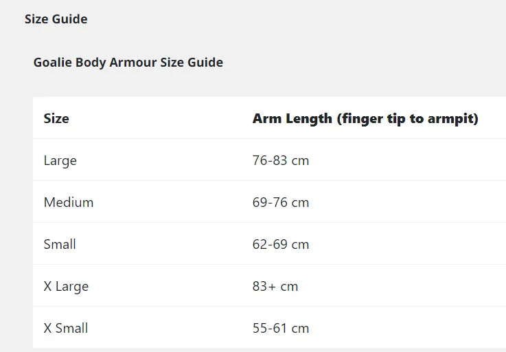 Mercian Genesis 0.1 Body Armour