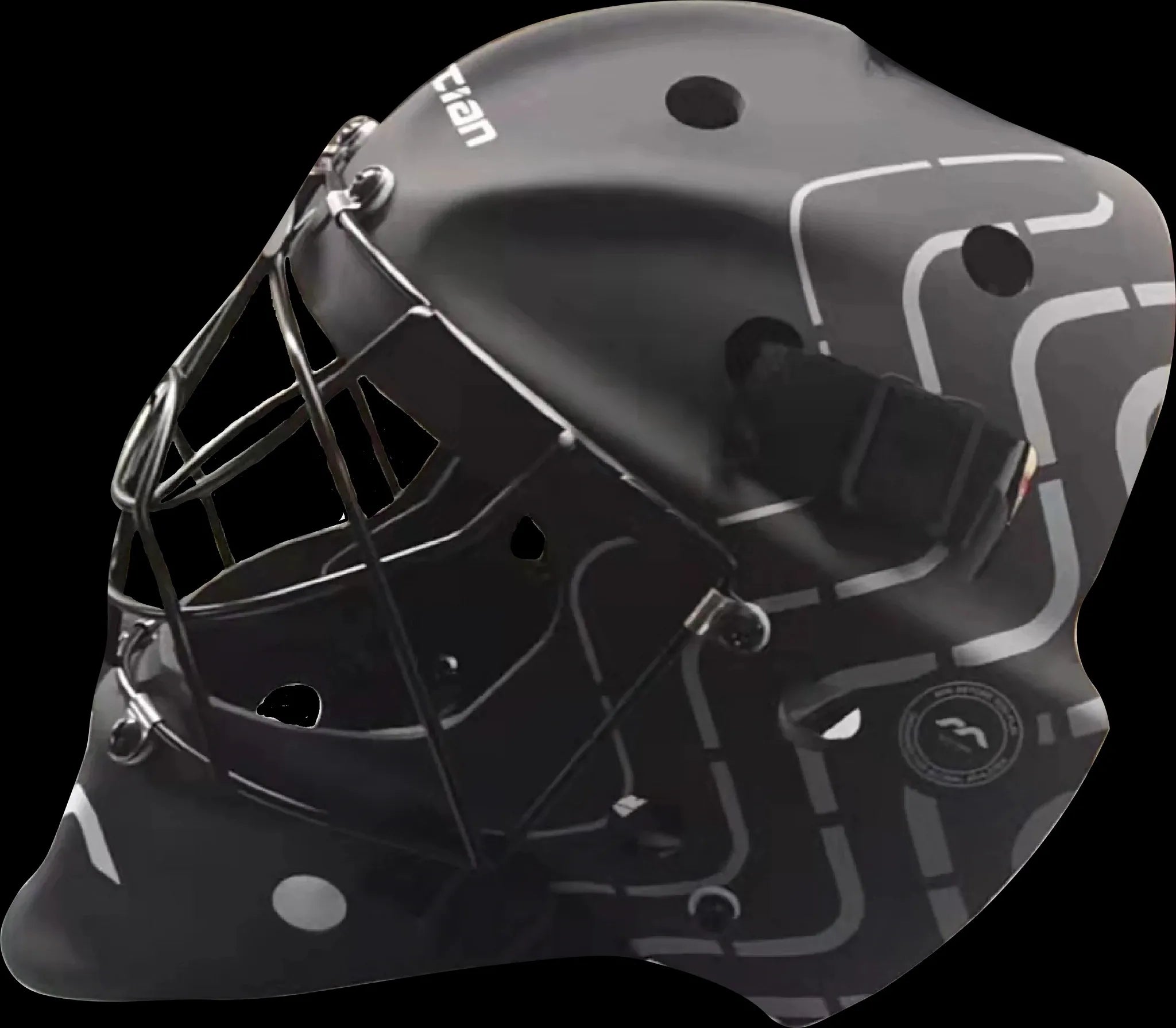 Mercian Genesis 3 Junior Helmet Black/Silver