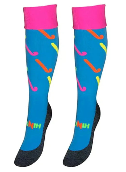 Hingly Sticks Blue Fun Socks