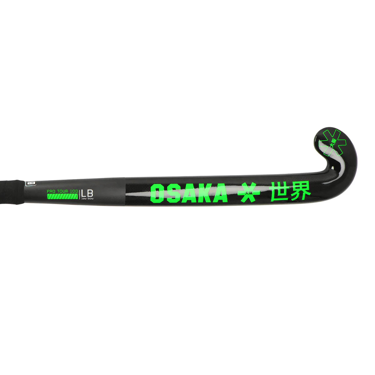 Osaka Field Hockey Stick Pro Tour 100 - Low Bow | Iconic Black