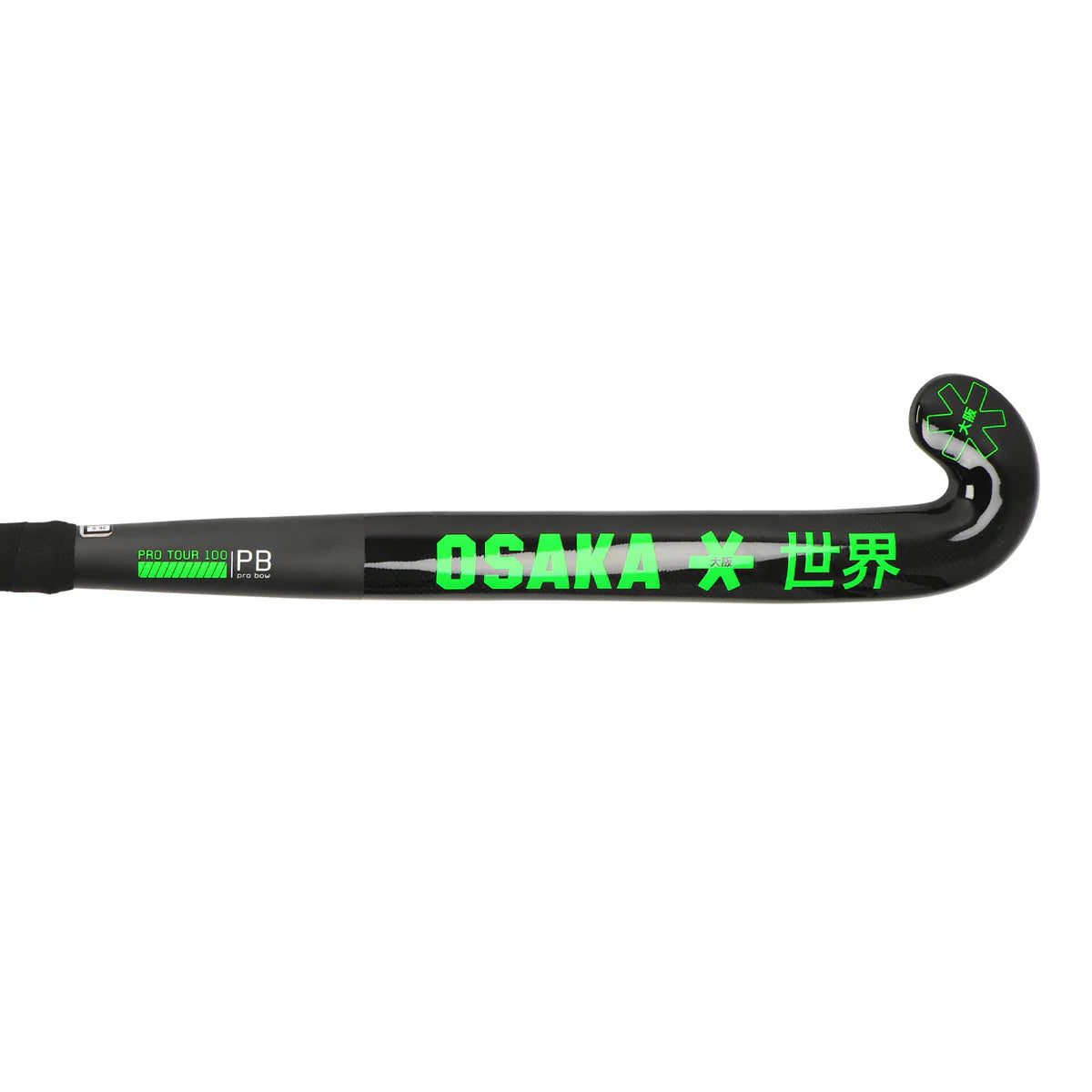 Osaka Field Hockey Stick Pro Tour 100 - Pro Bow | Iconic Black