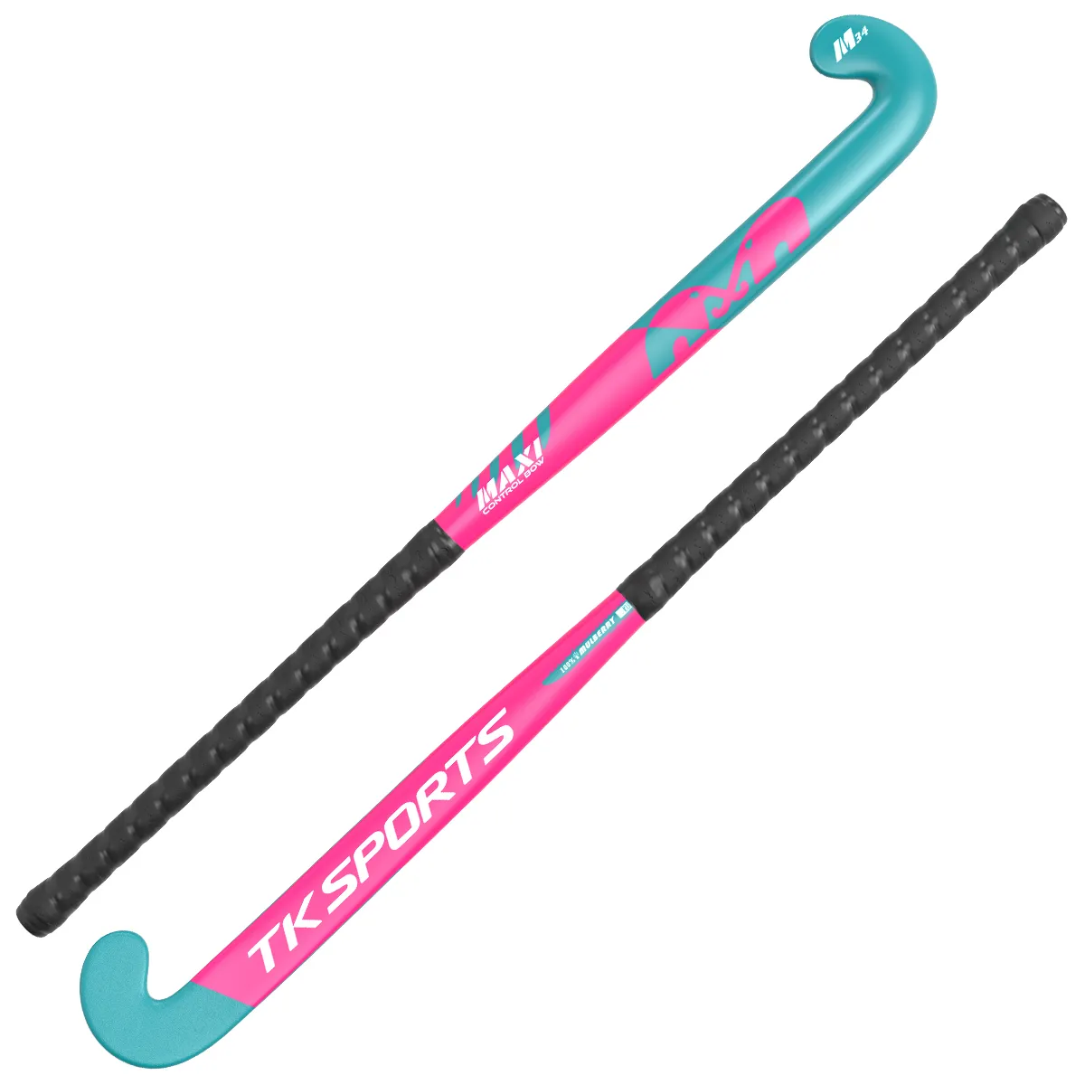 TK Maxi Junior Hockey Stick Teal Pink