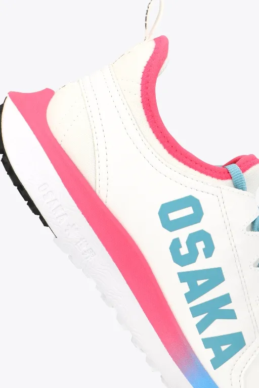 Osaka Kids Footwear Furo Play | WHITE-RETRO BLUE-RASPBERRY