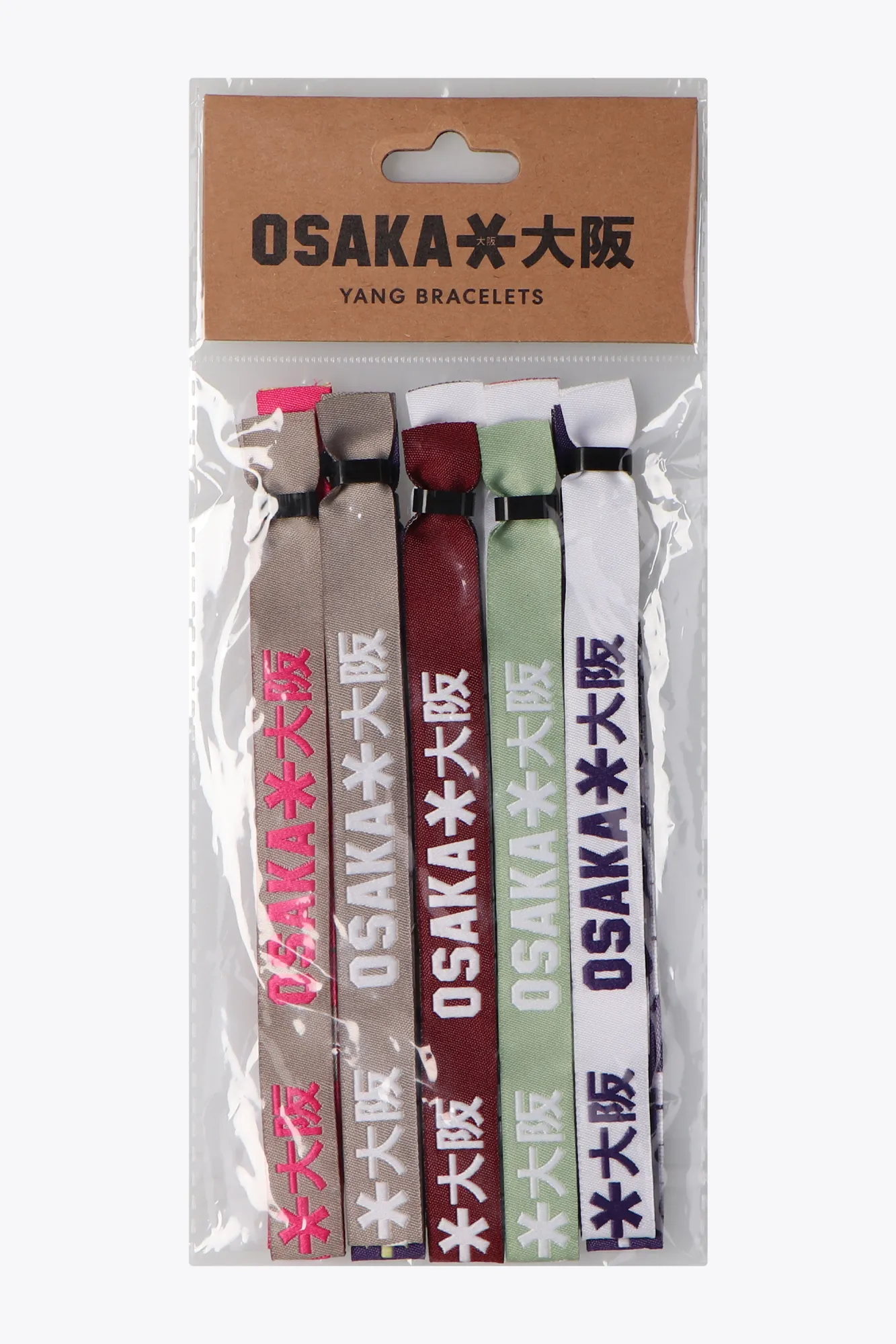 Osaka Elastic Bracelet - Yang  pack of ten