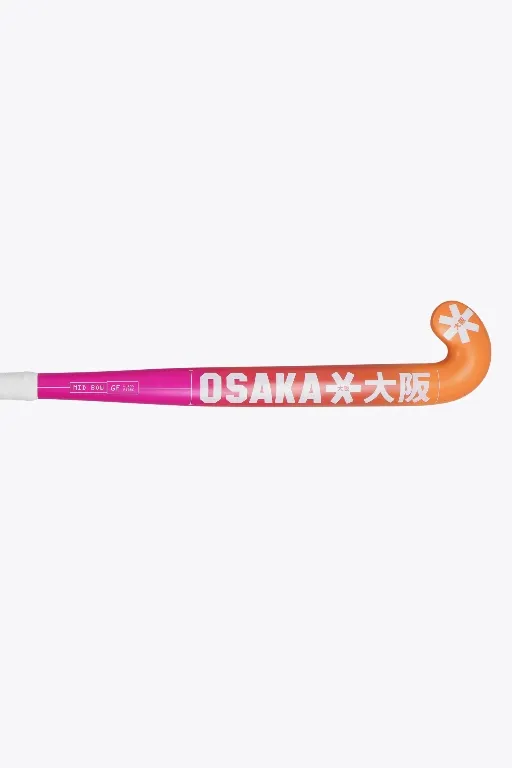 Osaka Field Hockey Stick Mid Bow GF | Fantastic Pink-True Orange