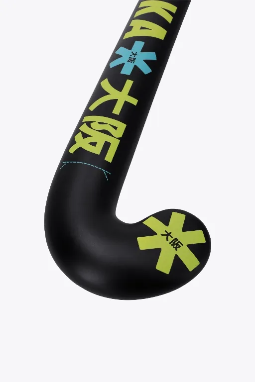 Osaka Hockey Stick Mid Bow 10 | BLUE-SHADOW LIME