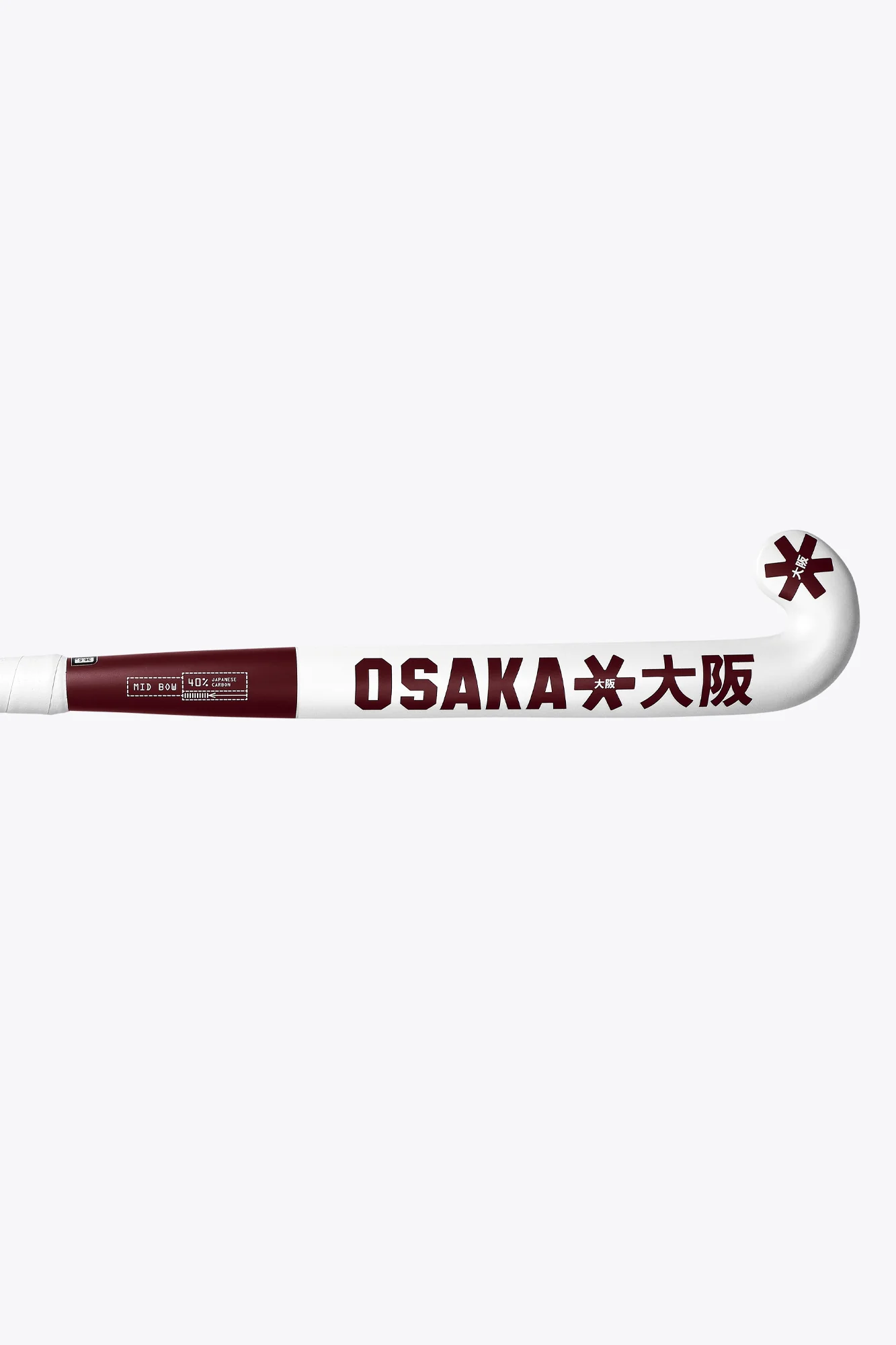 Osaka Field Hockey Stick Mid Bow 40 | Cherry Lacquer